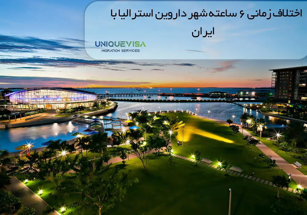 ساعت شهر داروین استرالیا