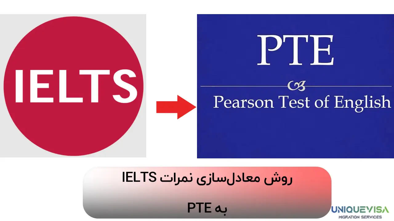معادل سازی نمرات آیلتس به پی تی ای